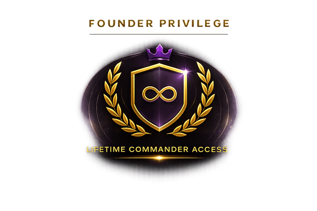 Lifetime Commander crest